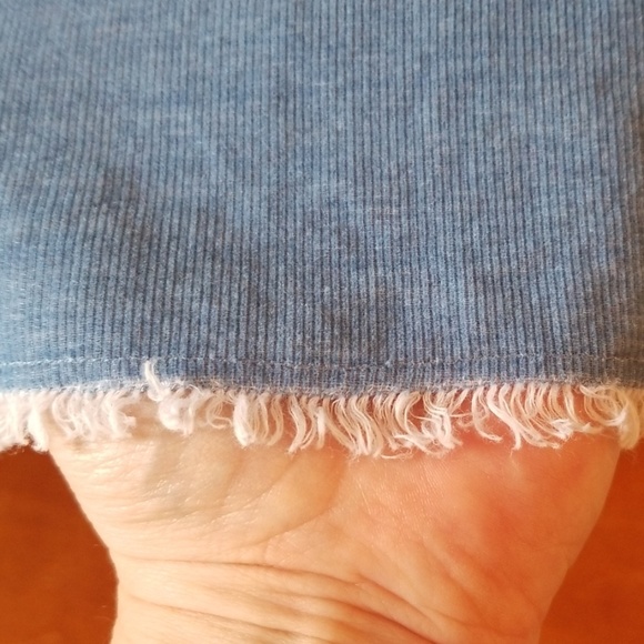 Anthropologie Cloth&Stone Corduroy Raw Hem Long Sleeve, Sz M - Picture 6 of 8